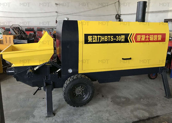 गुणवत्ता  MDT-30 Small Shotcrete Machine Trailer Mounted Concrete Pump कारखाना