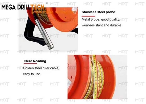 ड्रिलिंग के लिए 10m-200m जल स्तर संकेतक अच्छी तरह से गहराई माप