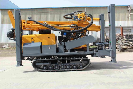 पोर्टेबल वाटर वेल हाइड्रोलिक क्रॉलर ड्रिलिंग रिग 65 किलोवाट यूचाई इंजन के साथ