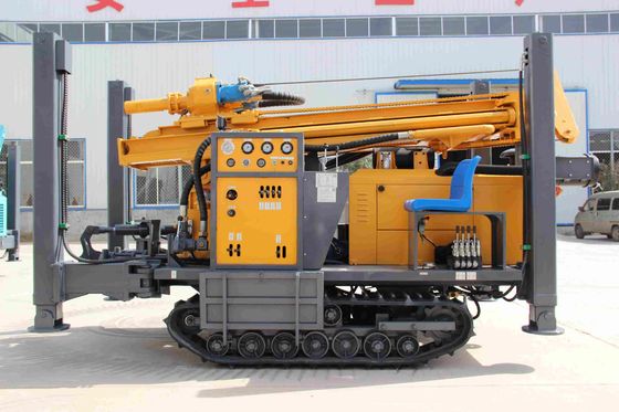 पोर्टेबल वाटर वेल हाइड्रोलिक क्रॉलर ड्रिलिंग रिग 65 किलोवाट यूचाई इंजन के साथ