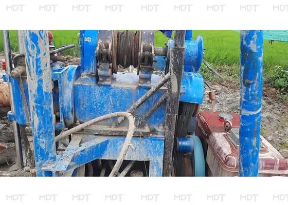 150 मीटर गहराई पोर्टेबल बोरहोल ड्रिलिंग मशीन