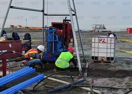 रेलवे के लिए वाईबीएम टाइप पोर्टेबल वेल ड्रिलिंग मशीन 200 मीटर गहराई: