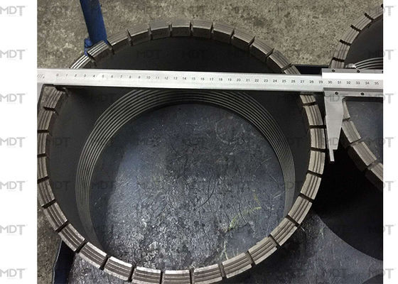 रॉक और मिट्टी के लिए 320 मिमी इंप्रेग्नेटेड डायमंड कोर बिट्स सिंगल ट्यूप