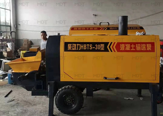एमडीटी -30 लघु शॉट्रीट मशीन ट्रेलर कंक्रीट पम्प घुड़सवार
