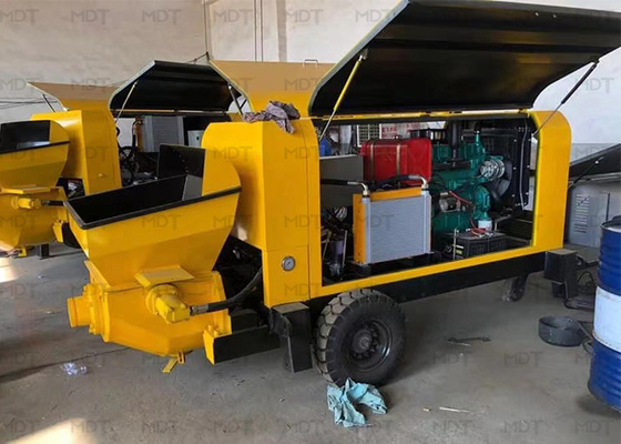 15m³/H ट्रेलर माउंटेड कंक्रीट ग्राउटिंग पंप MEGA DRILLTECH