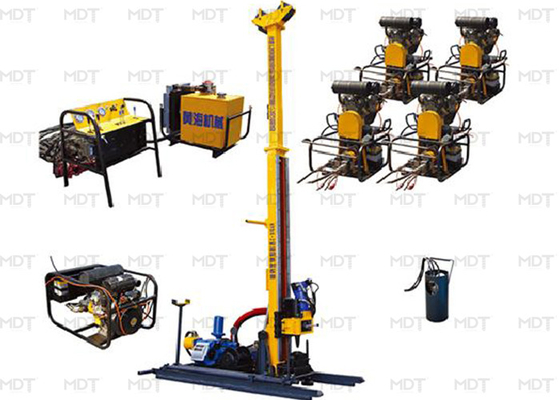 2400rpm पूर्ण हाइड्रोलिक मिट्टी बोरिंग मशीन पोर्टेबल हाई स्पीड