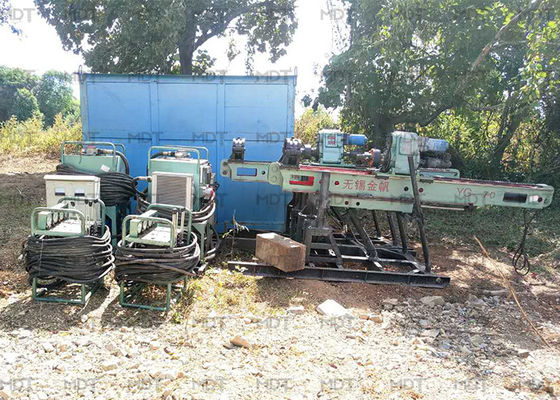 22KW 80m एंकर ड्रिलिंग रिग हाइड्रोलिक क्रॉलर ड्रिल मशीन