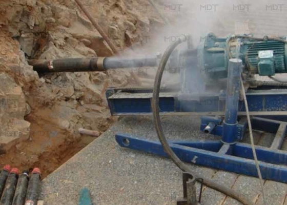 22kw 90 डिग्री रोटरी पाइलिंग मशीन स्लोप प्रोटेक्शन पोर्टेबल